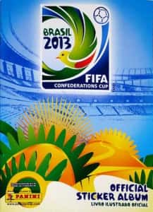 Capa da caderneta FIFA Confederation Cup Brazil 2013 Panini