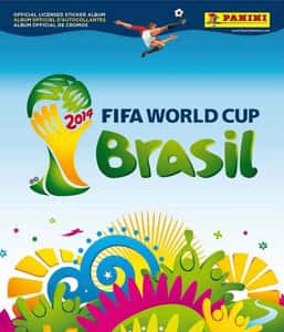 Capa da caderneta FIFA World Cup Brazil 2014 Panini