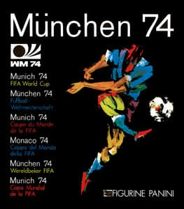 Capa da caderneta FIFA World Cup Munich 1974 Panini