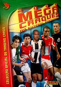 Capa da caderneta Mega Craques 2006 Panini
