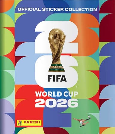 Capa da caderneta Panini FIFA World Cup 2026