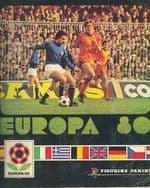 Capa da caderneta UEFA Euro Italy 1980 Panini