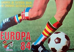 Capa da caderneta Euro 84 Mabilgrafica