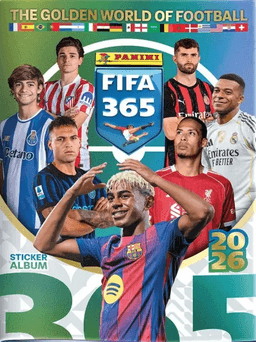 Capa da caderneta FIFA 365 2026