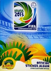 Capa da caderneta FIFA Confederation Cup Brazil 2013 Panini