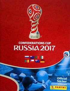 Capa da caderneta FIFA Confederation Cup Russia 2017
