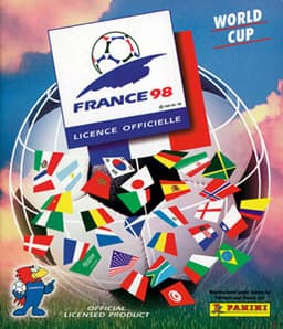 Capa da caderneta FIFA World Cup France 1998 Panini