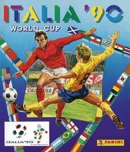 Capa da caderneta FIFA World Cup Italia 1990 Panini
