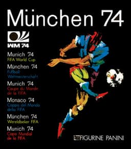 Capa da caderneta FIFA World Cup Munich 1974 Panini