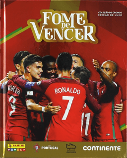 Capa da caderneta Fome de Vencer 2018 Panini