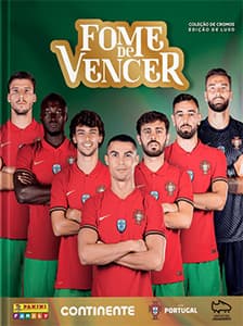 Capa da caderneta Fome de Vencer 2021 Panini