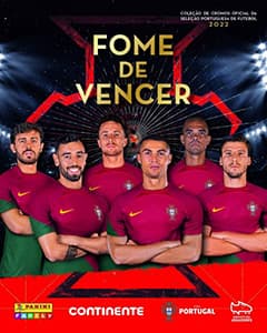 Capa da caderneta Fome de Vencer 2022 Panini