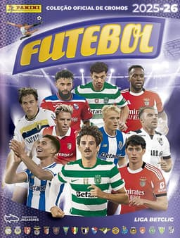 Capa da caderneta Panini Liga Portugal 2025/26