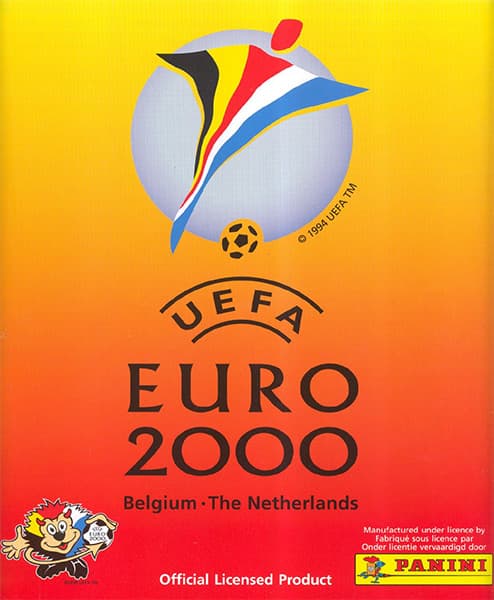 Capa da coleção UEFA Euro Belgium-Netherlands 2000 Panini