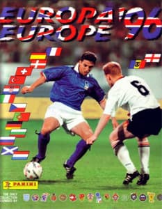 Capa da caderneta UEFA Euro England 1996 Panini