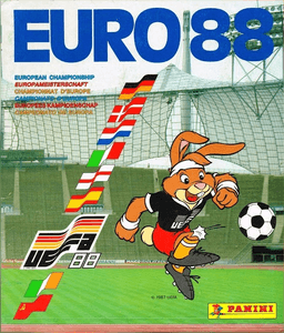 Capa da caderneta UEFA Euro West Germany 1988 Panini
